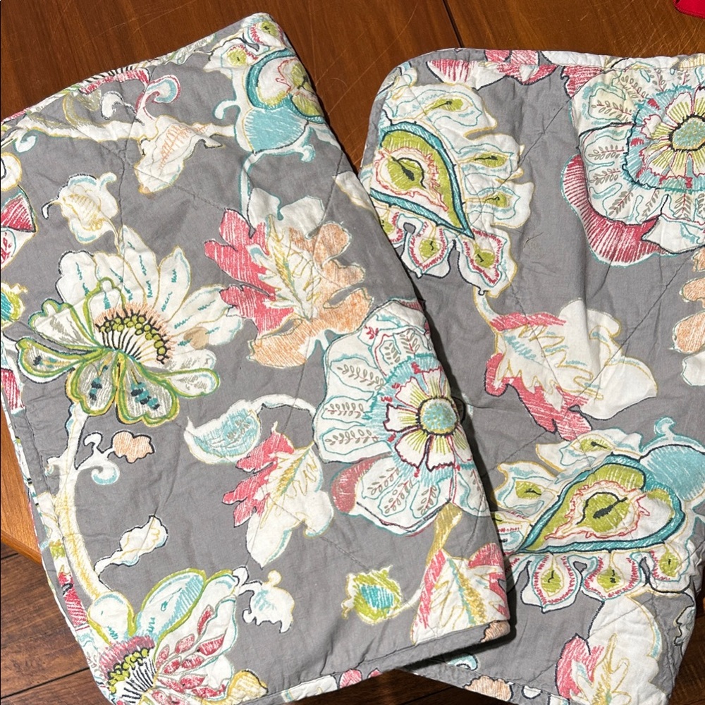 Floral Pillow Shams